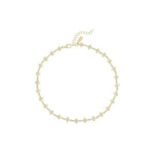 NEW ELECTRIC PICKS women's criss cross necklace in gold